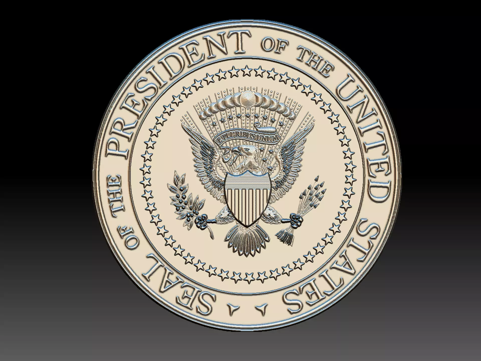 Presidential Seal 3d Printing 3D print model_0