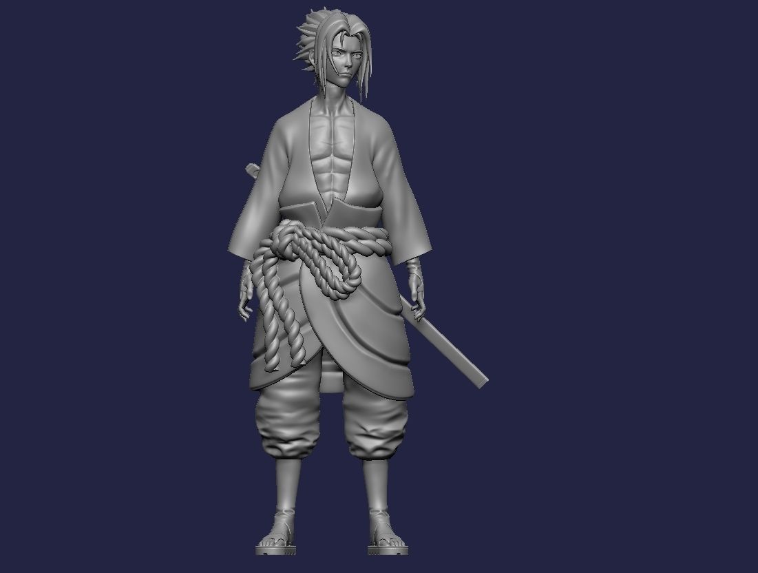 sasuki utchiha - from naruto 3D print model_5