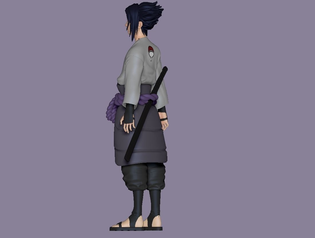 sasuki utchiha - from naruto 3D print model_2