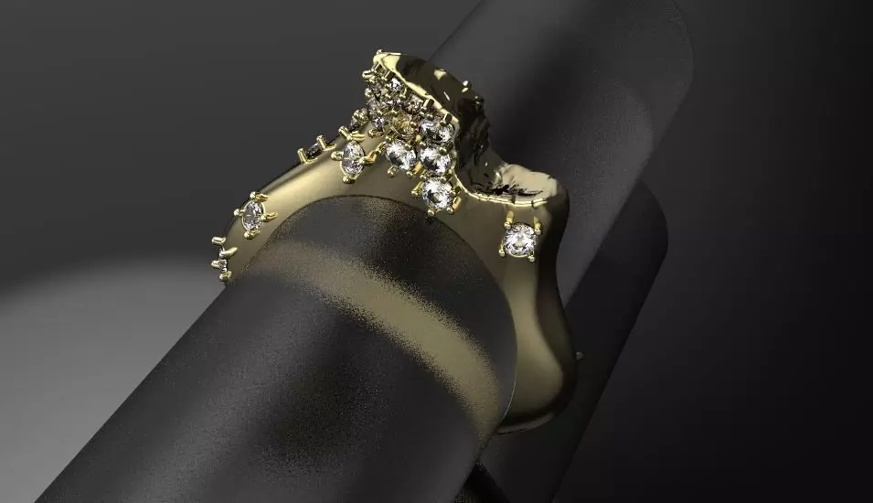 cute original ring 3D print model_0