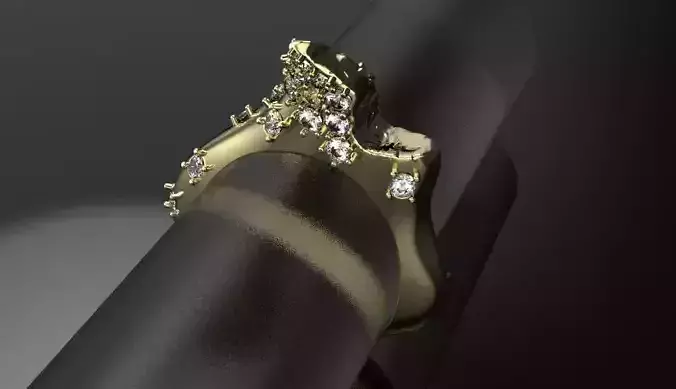 cute original ring 3D print model
