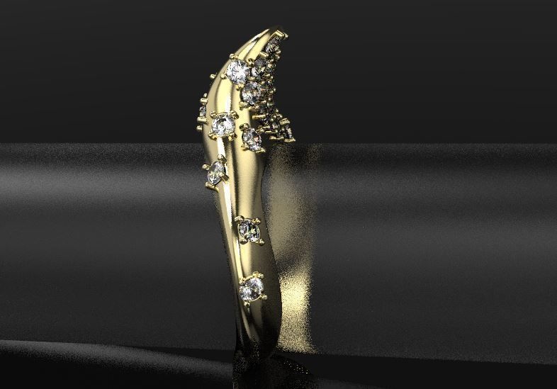 cute original ring 3D print model_8
