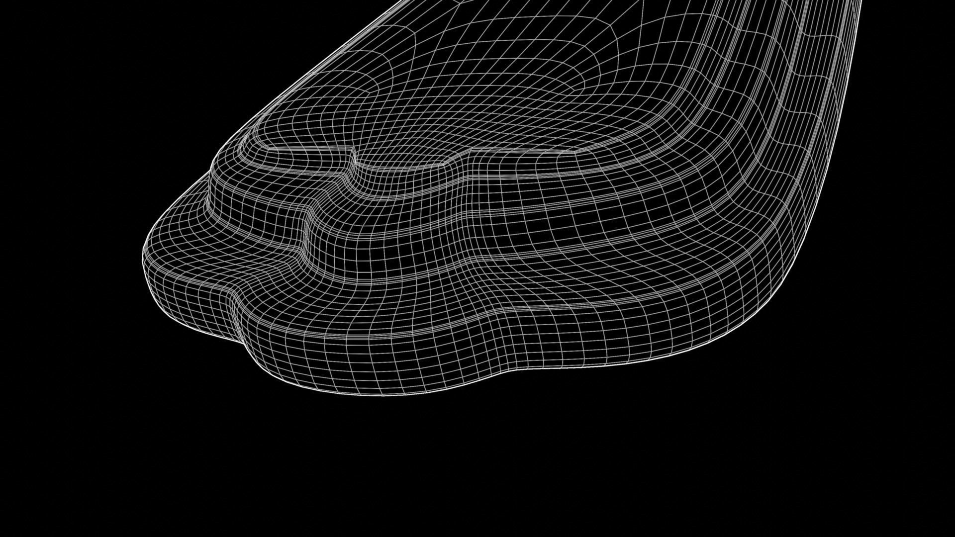 Generic Silver Fork 3D model_7