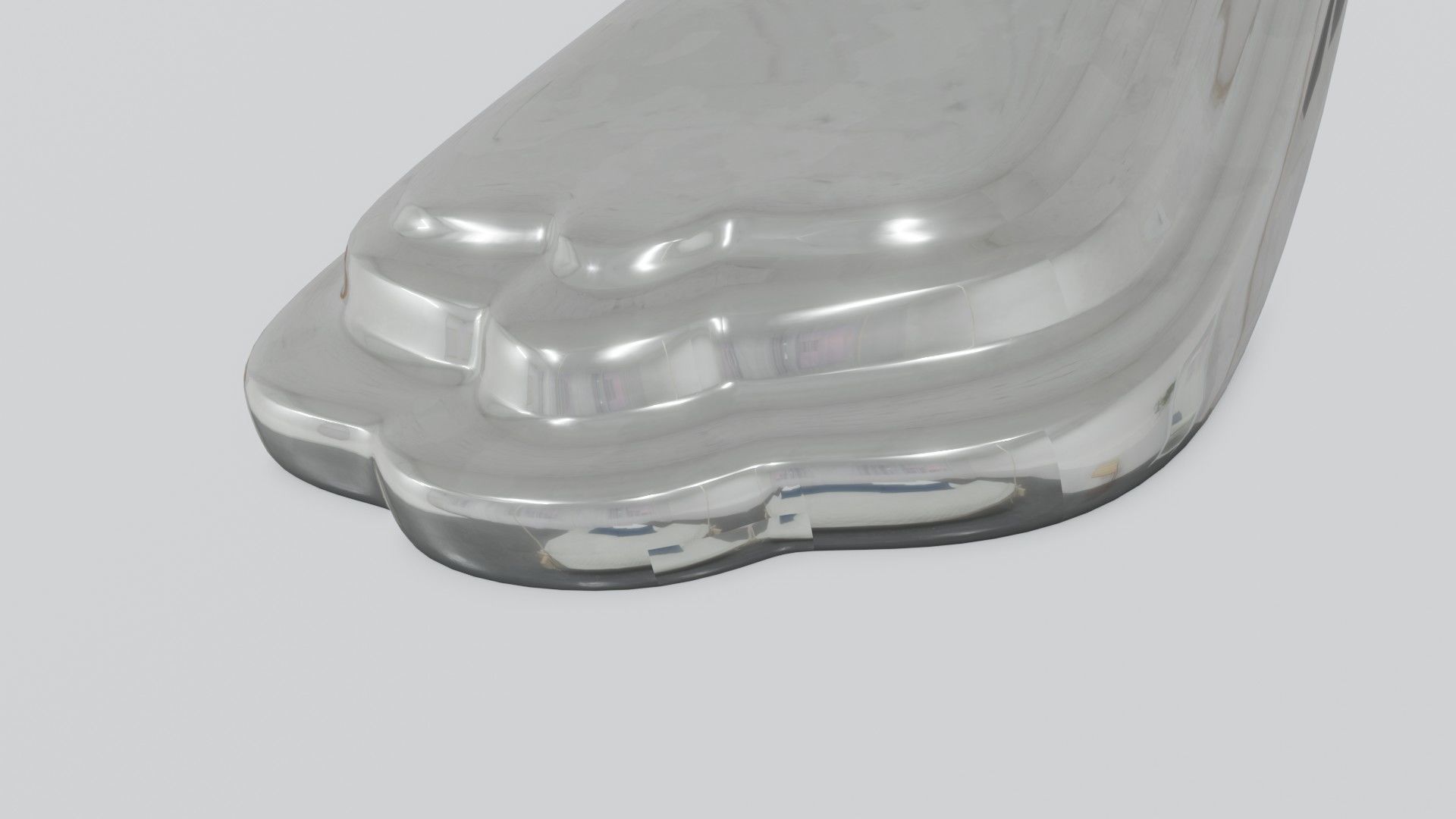 Generic Silver Fork 3D model_6