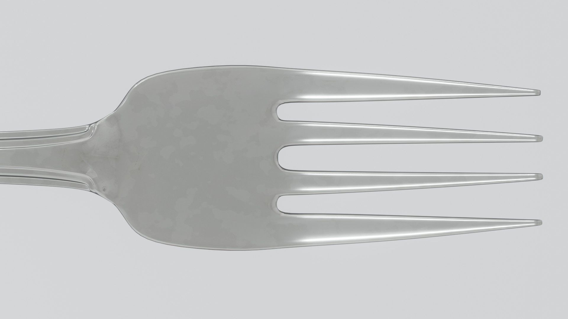 Generic Silver Fork 3D model_10