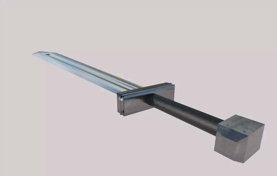 Sword metal 3D model_0