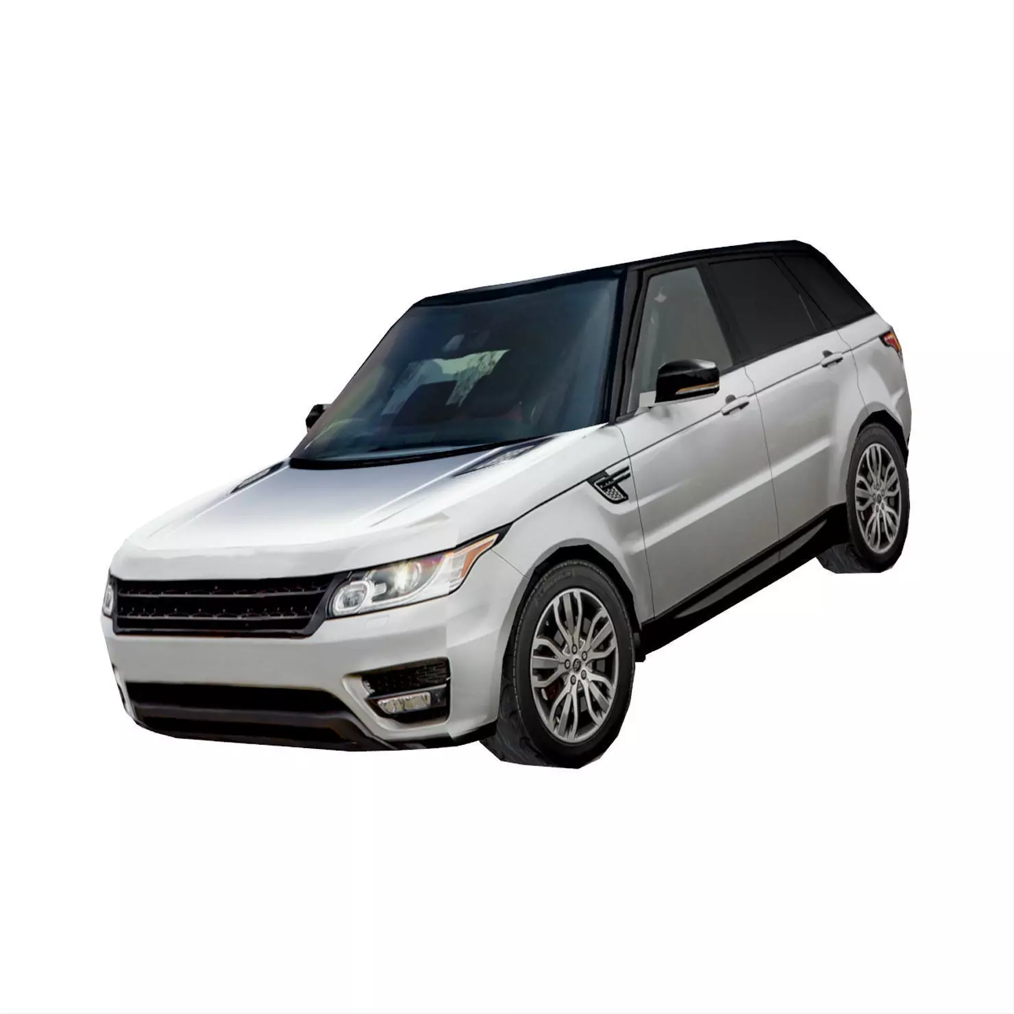 Luxury SUV Low poly Low-poly 3D model