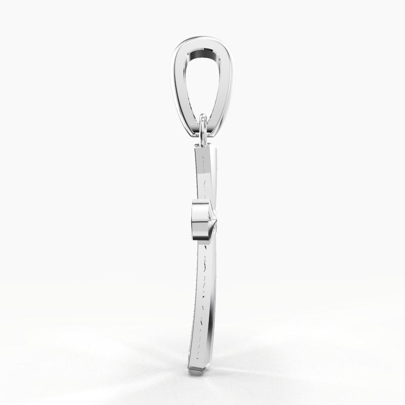 JESUS CROSS GOLD PENDANT 3D print model_11