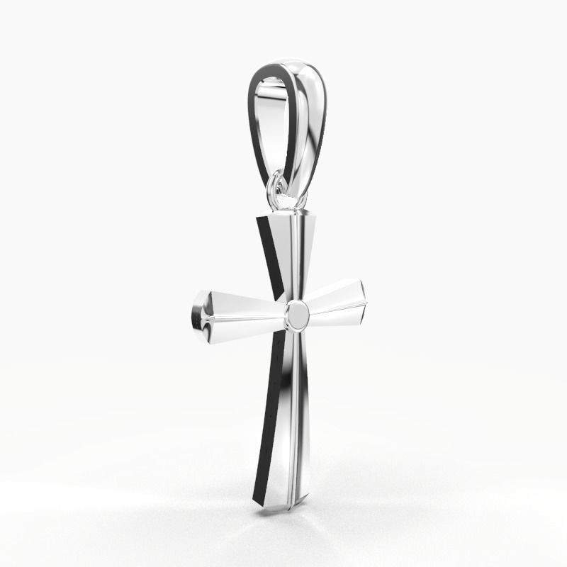 JESUS CROSS GOLD PENDANT 3D print model_10