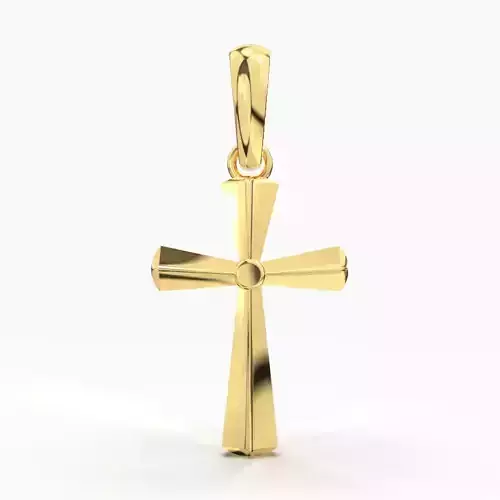 JESUS CROSS GOLD PENDANT 3D print model JESUS CROSS GOLD PENDANT 3D print model