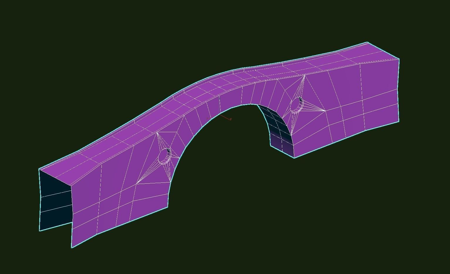 Clachan Bridge Low-poly 3D model_19