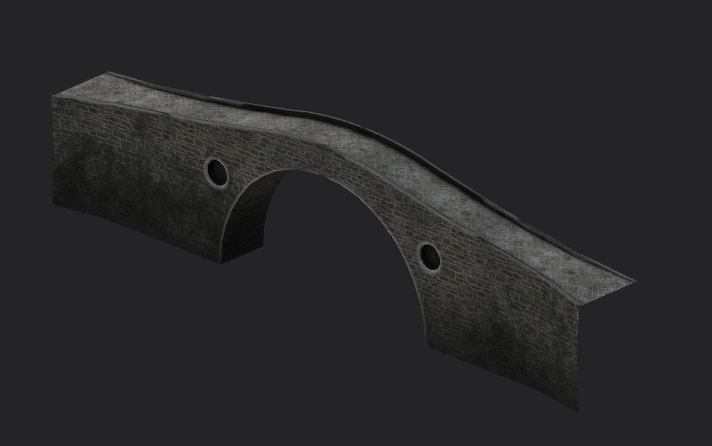 Clachan Bridge Low-poly 3D model_4