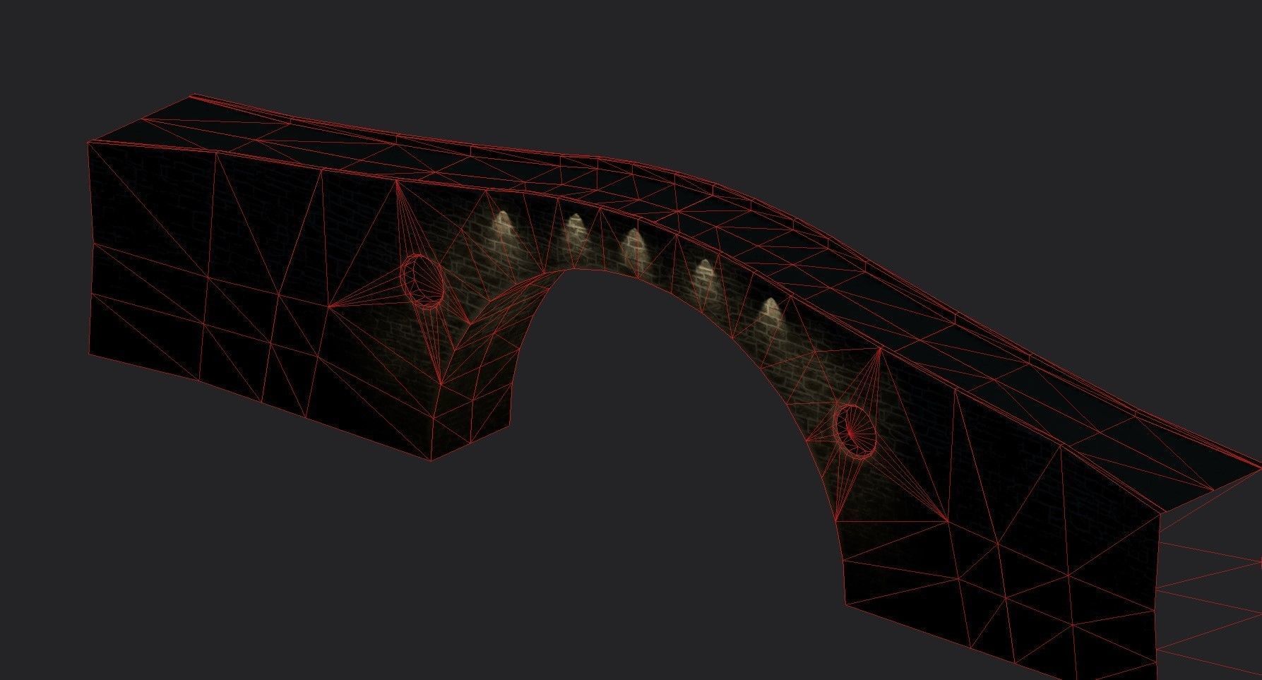 Clachan Bridge Low-poly 3D model_17