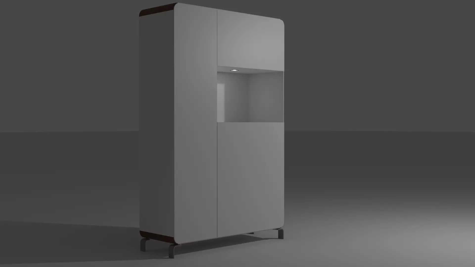 Modern cupboard 3D model_0