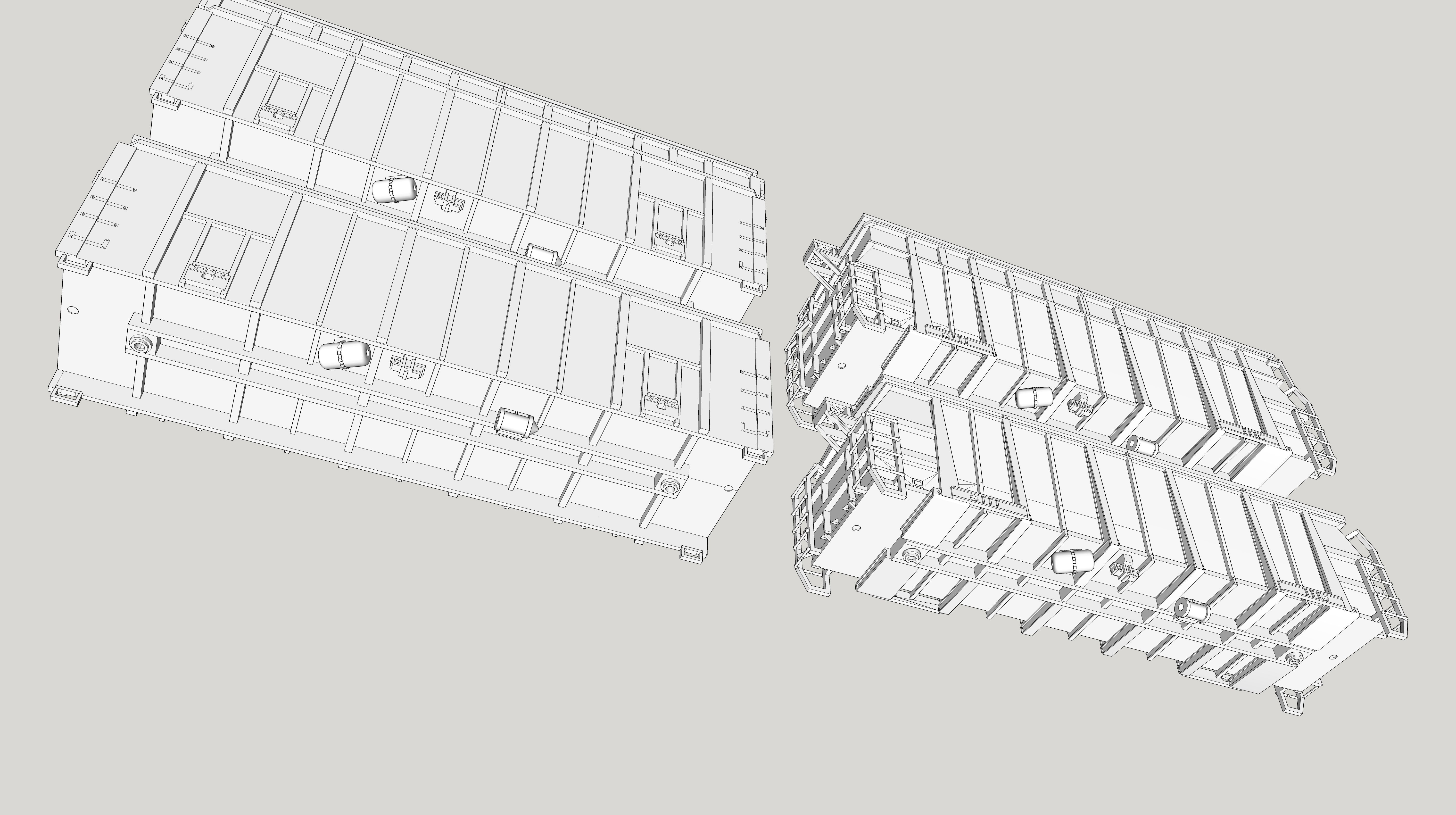 HO and N GR1 and GR1A Dry Rock Phosphate Hoppers 3D print model_2
