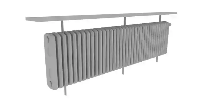 3D Radiator Heater Free low-poly 3D model