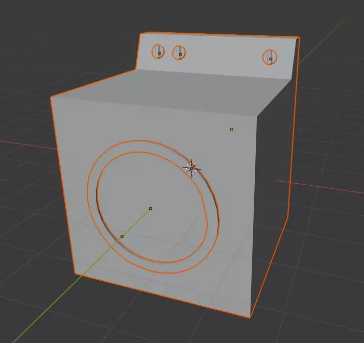 Dryer washing machine Free 3D model_0