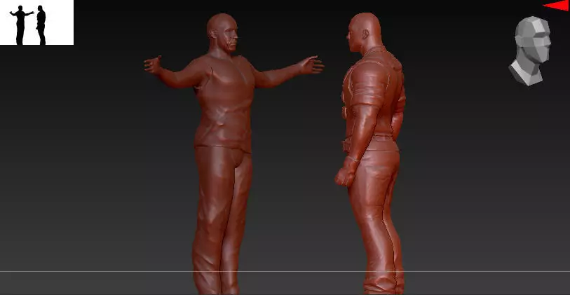 Toretto and hobes  this is Brazil -  rio FAST AND FURIOUS  3D print model_0
