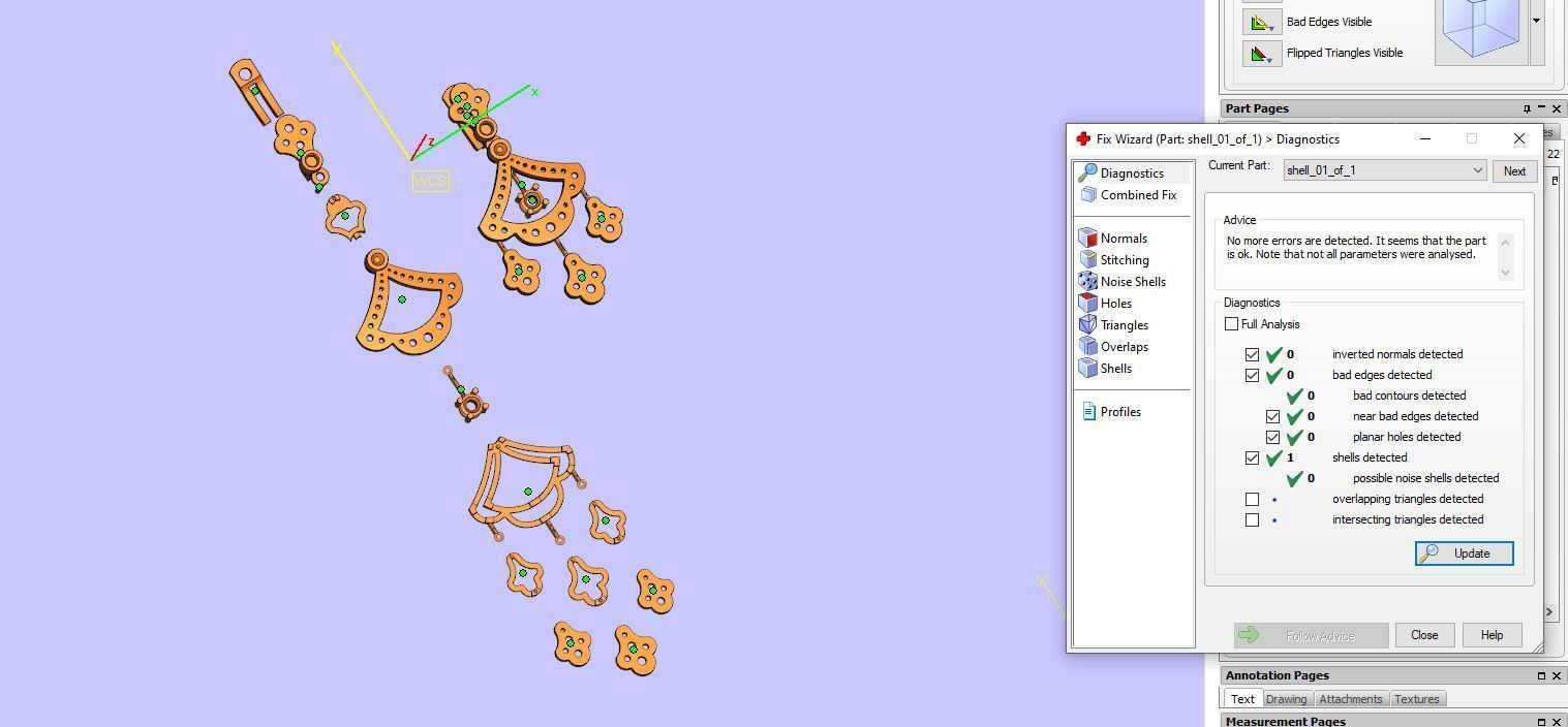 Earrings ruby and diamond 3D print model_6