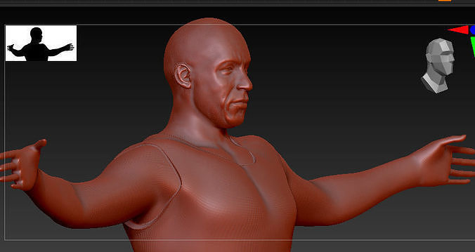 Vin Diesel - Dominic   this is Brazil rio FAST AND FURIOUS 3D print model