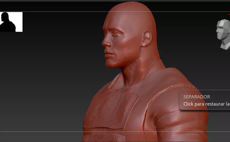 dwayne Johnson - Luke hobes  this is Brazil rio FAST AND FURIOUS 3D print model_0