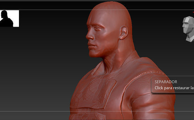 dwayne Johnson - Luke hobes  this is Brazil rio FAST AND FURIOUS 3D print model