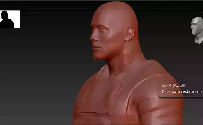 dwayne Johnson - Luke hobes  this is Brazil rio FAST AND FURIOUS 3D print model