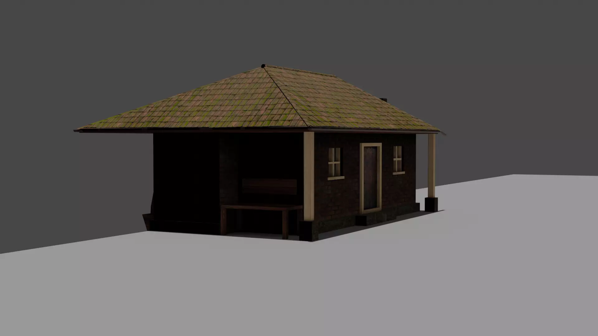 Water mill Free 3D model