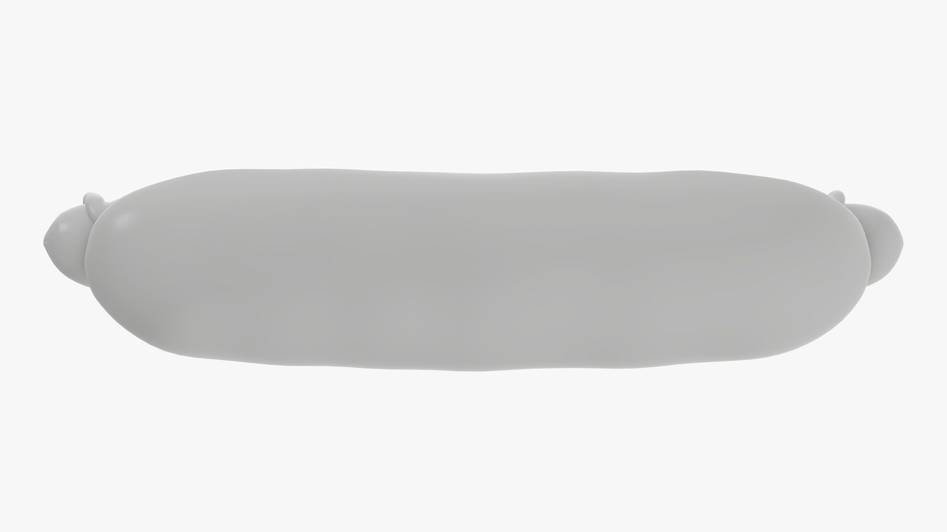 Hot dog with ketchup 3D model_7