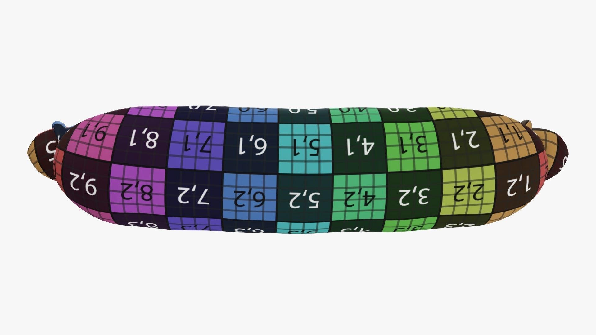 Hot dog with ketchup 3D model_17