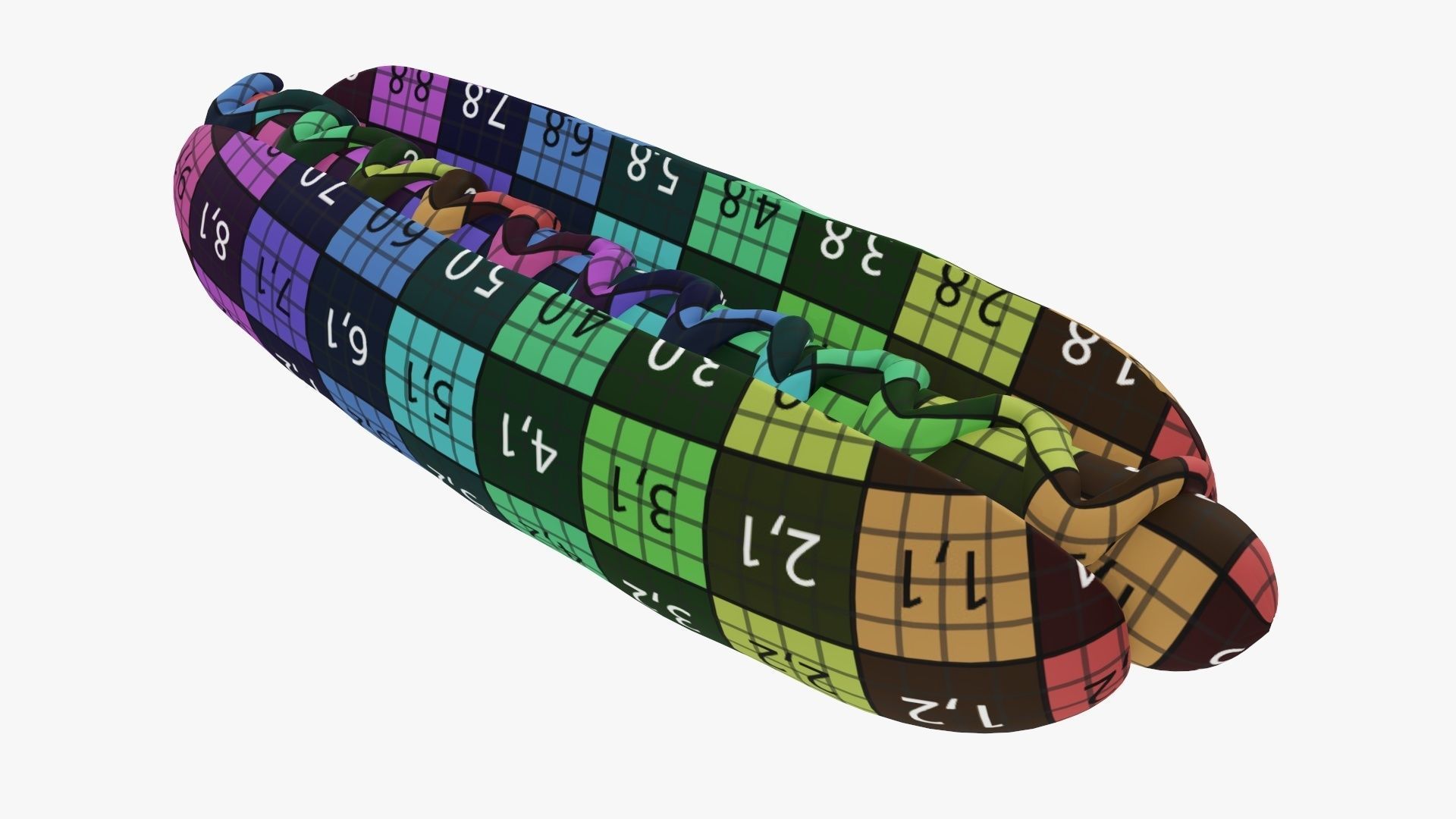 Hot dog with ketchup 3D model_18