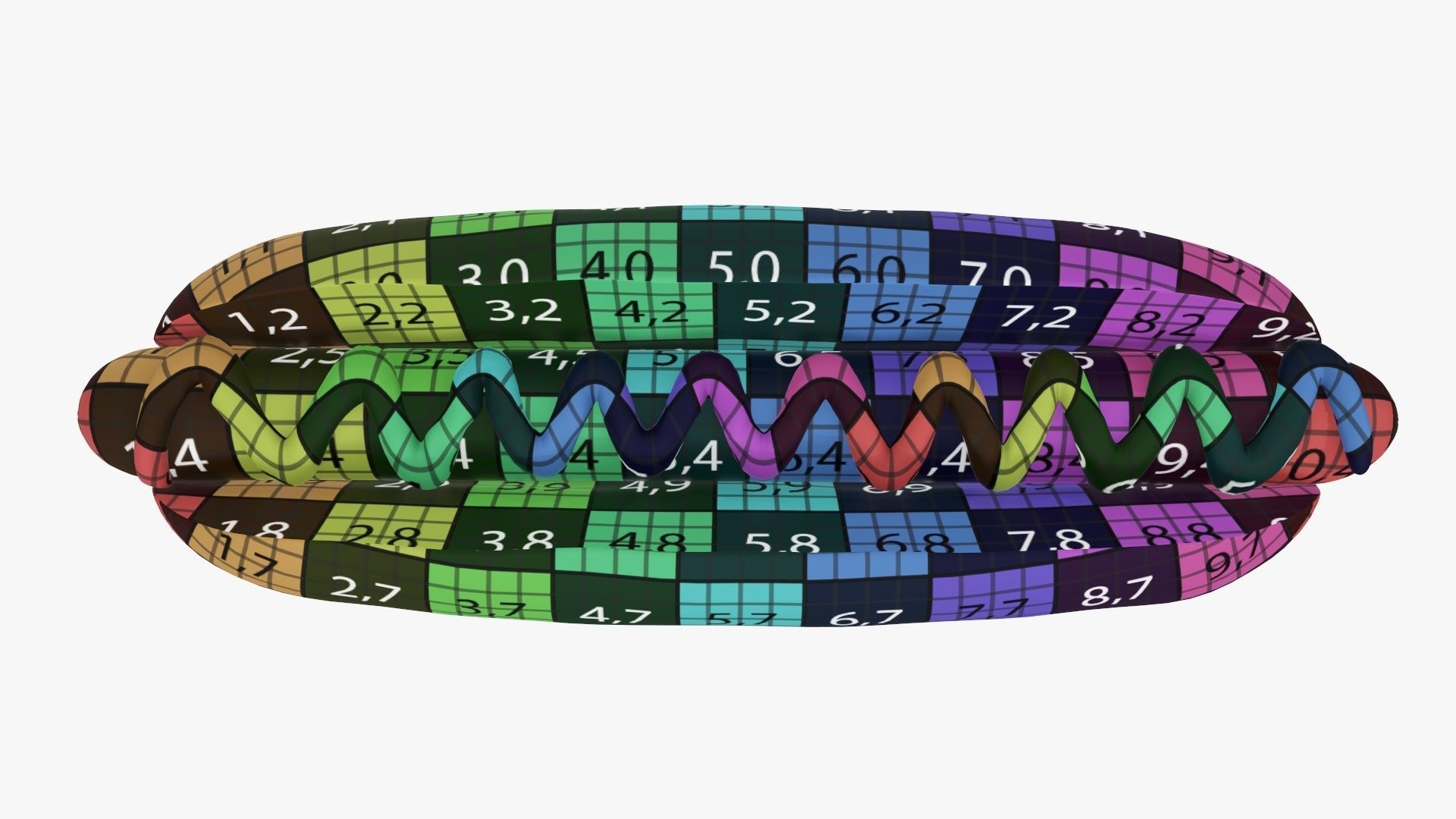 Hot dog with ketchup 3D model_16