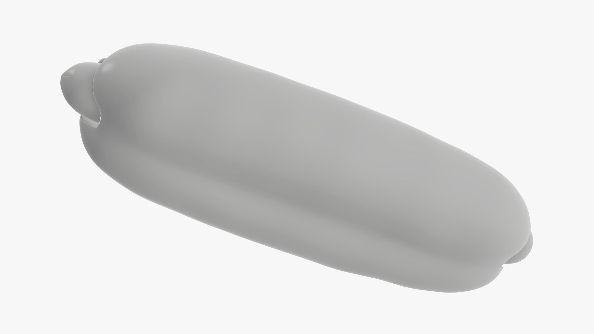 Hot dog with ketchup 3D model_9