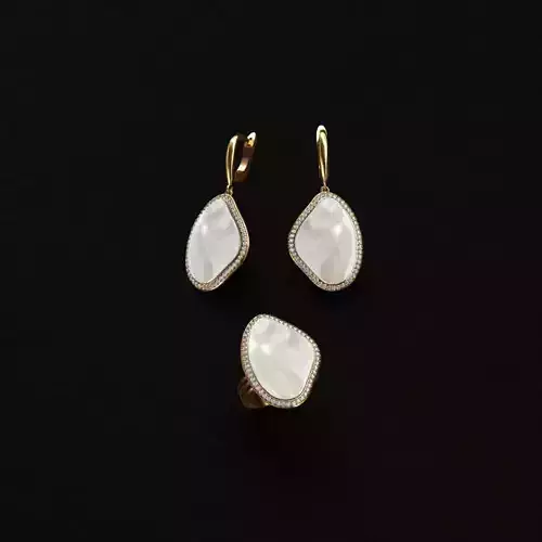 Ring and Earrings  3D print model