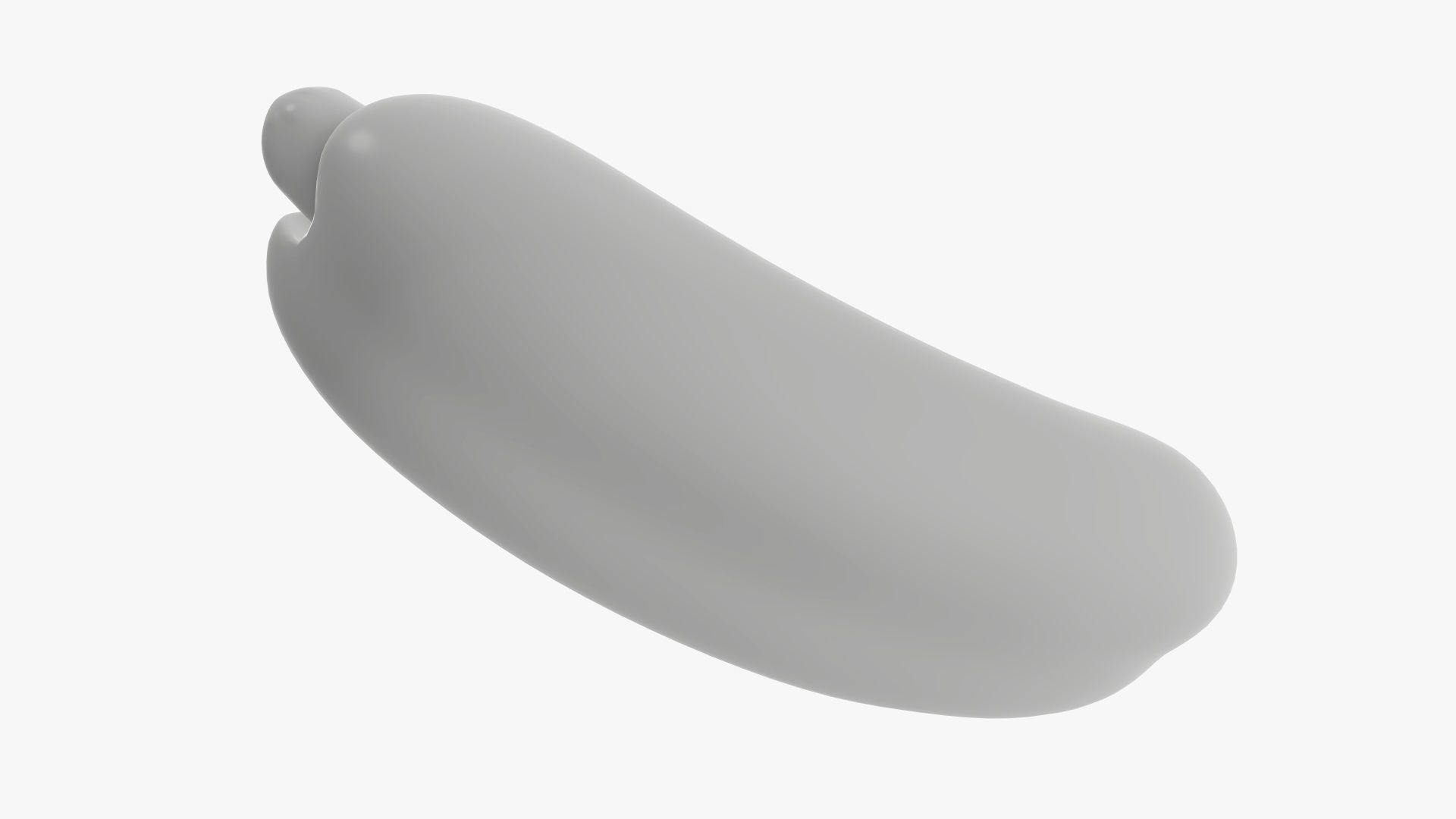 Hot dog with ketchup and mustard stylized 3D model_10