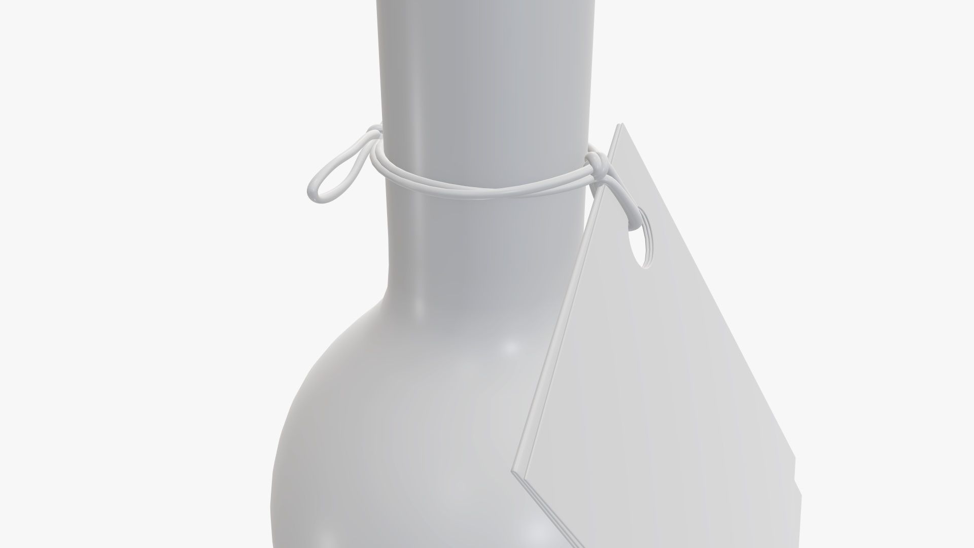 Liquor bottle 10 cl 3D model_8