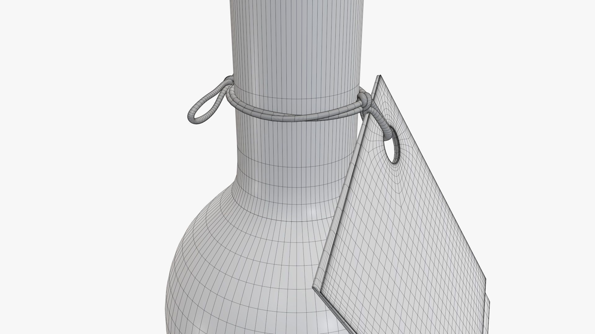 Liquor bottle 10 cl 3D model_13