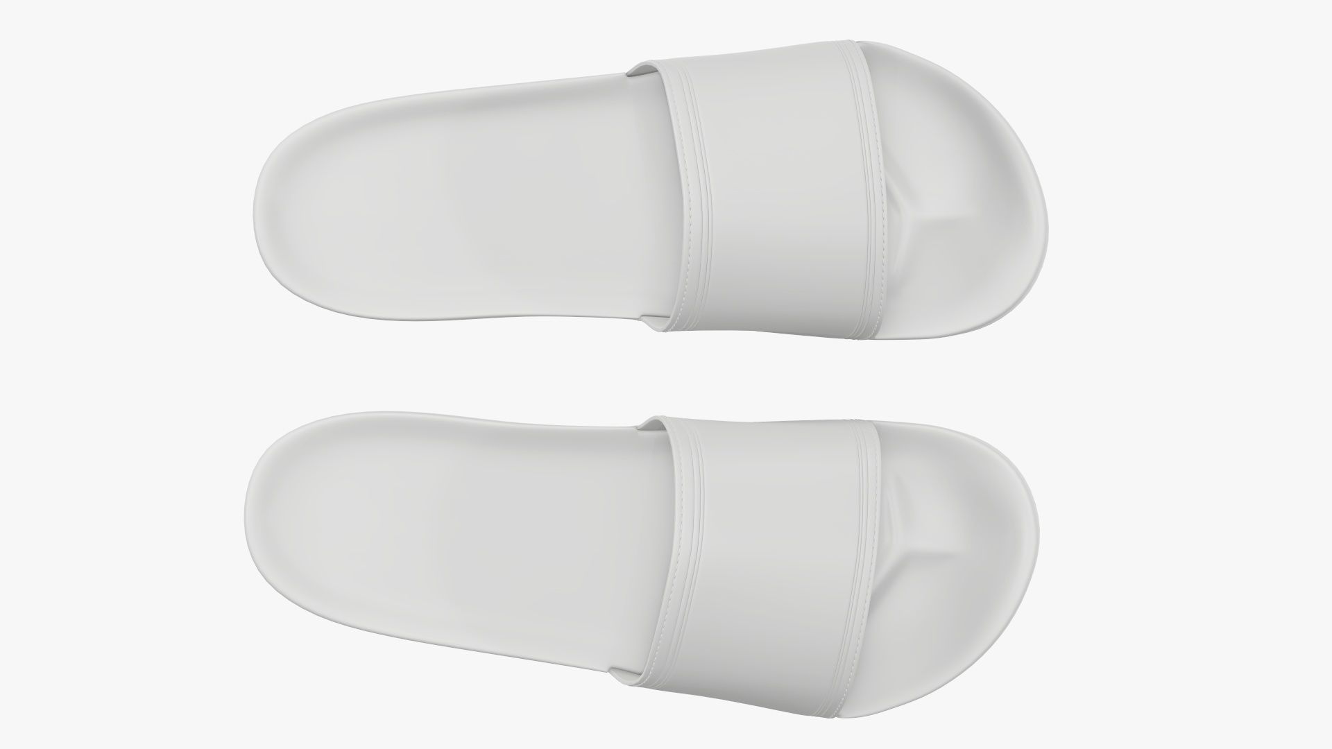 Men slides footwear sandals 03 3D model_8