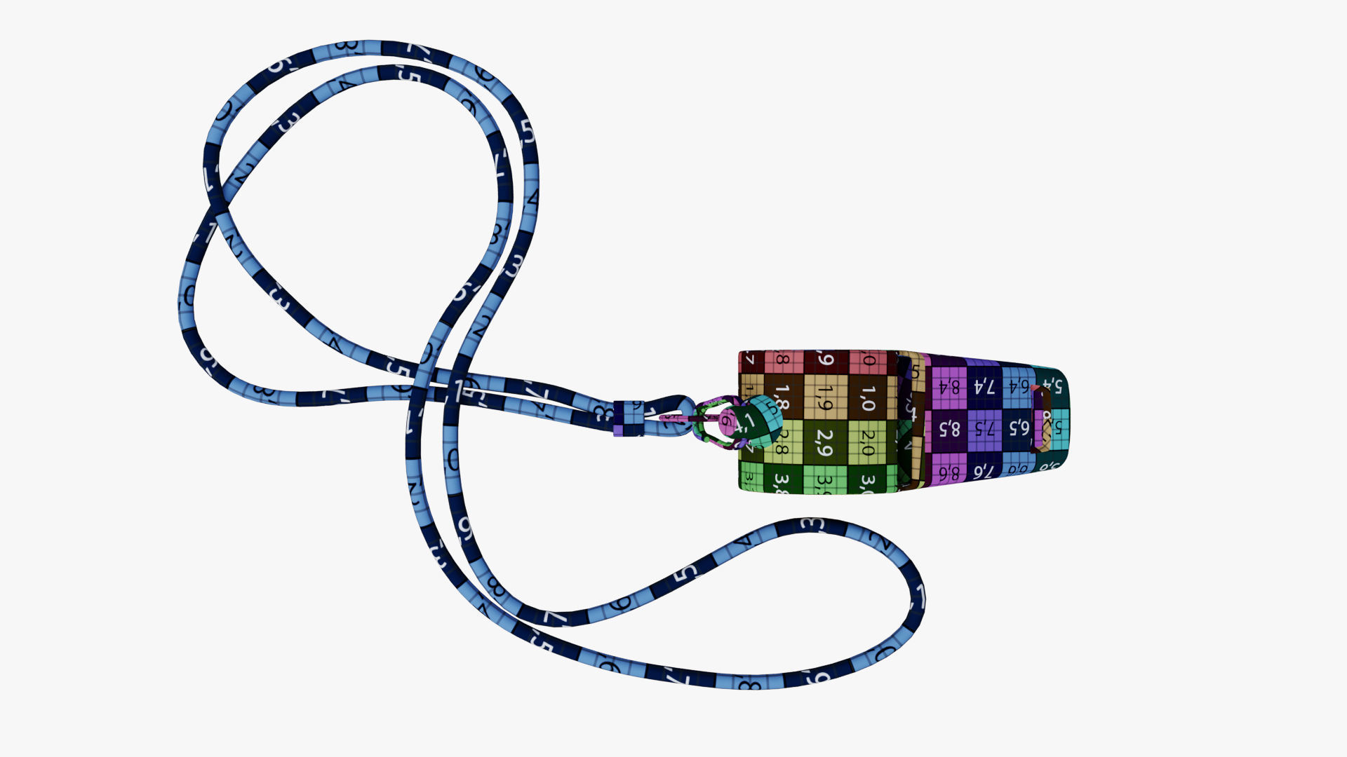 Whistle metal 3D model_14