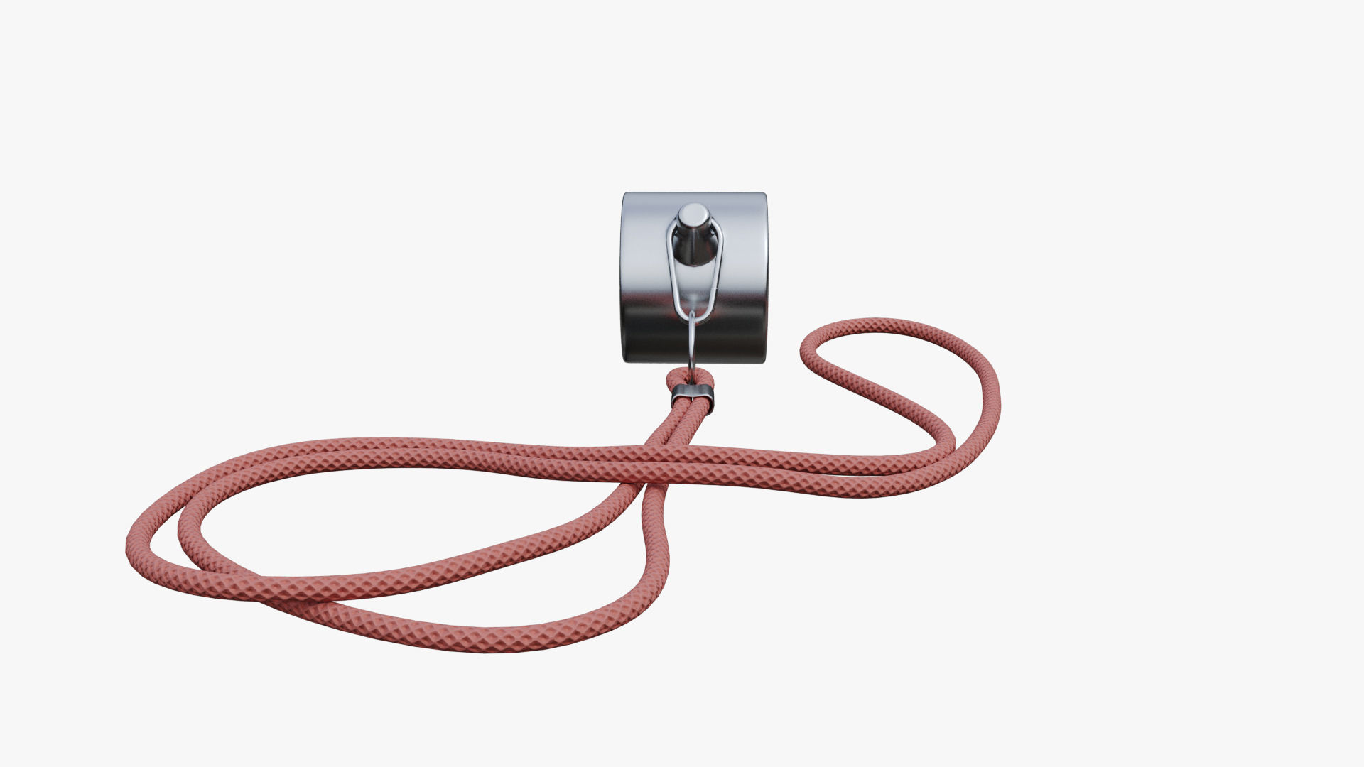 Whistle metal 3D model_3