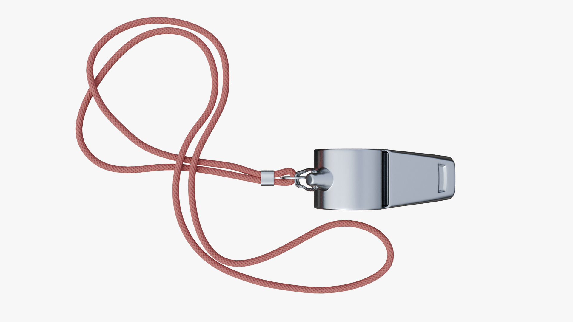 Whistle metal 3D model_4