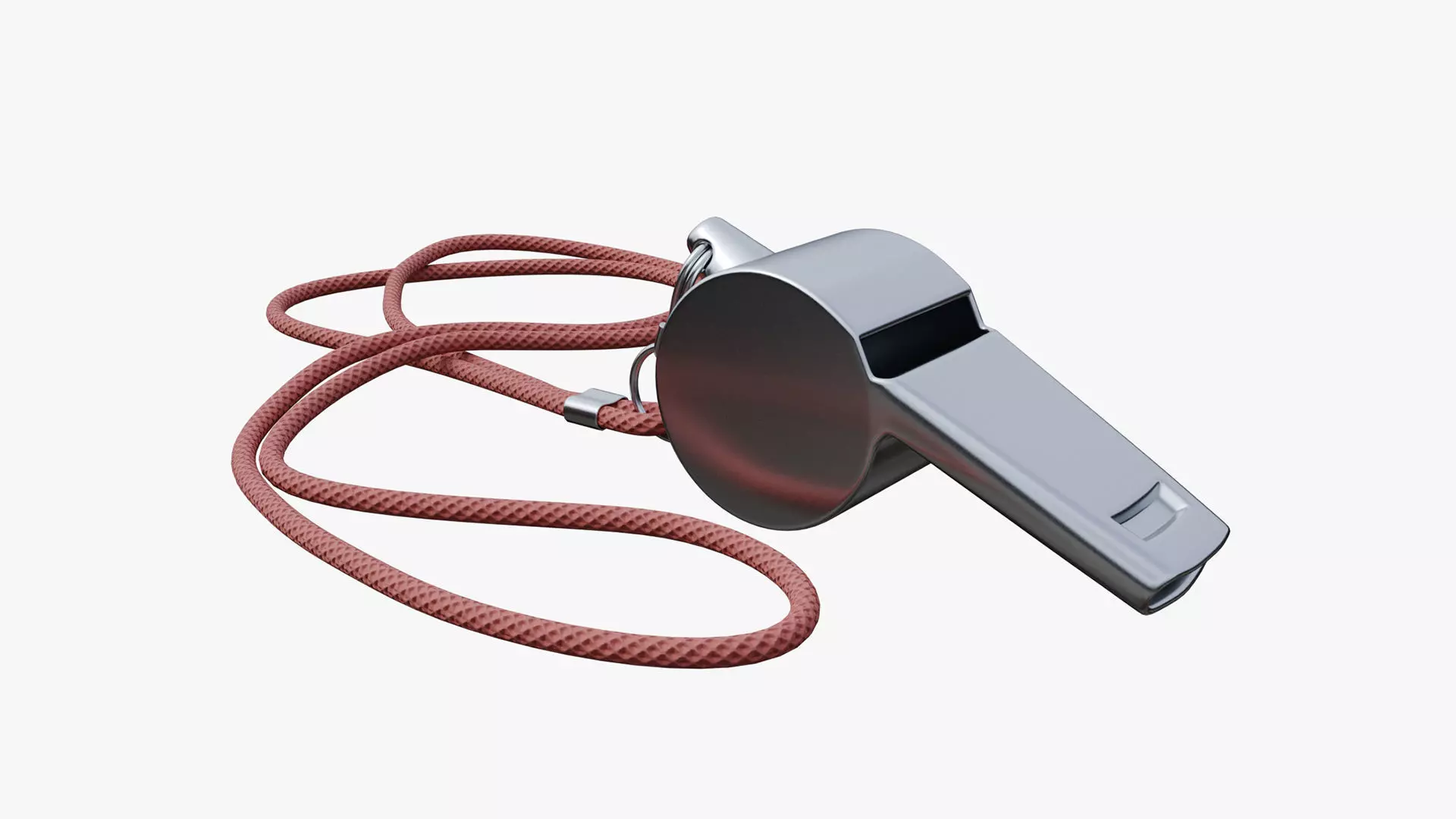 Whistle metal 3D model_0