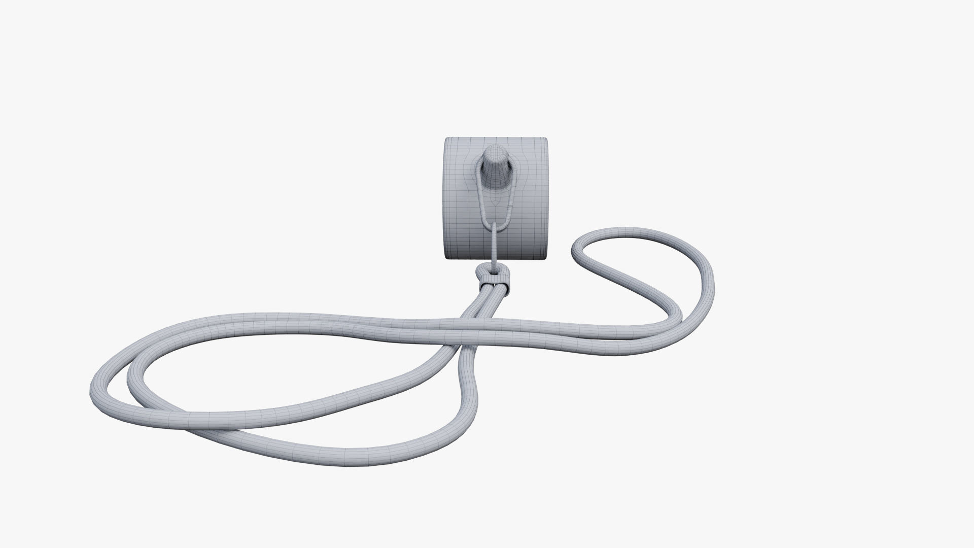 Whistle metal 3D model_8