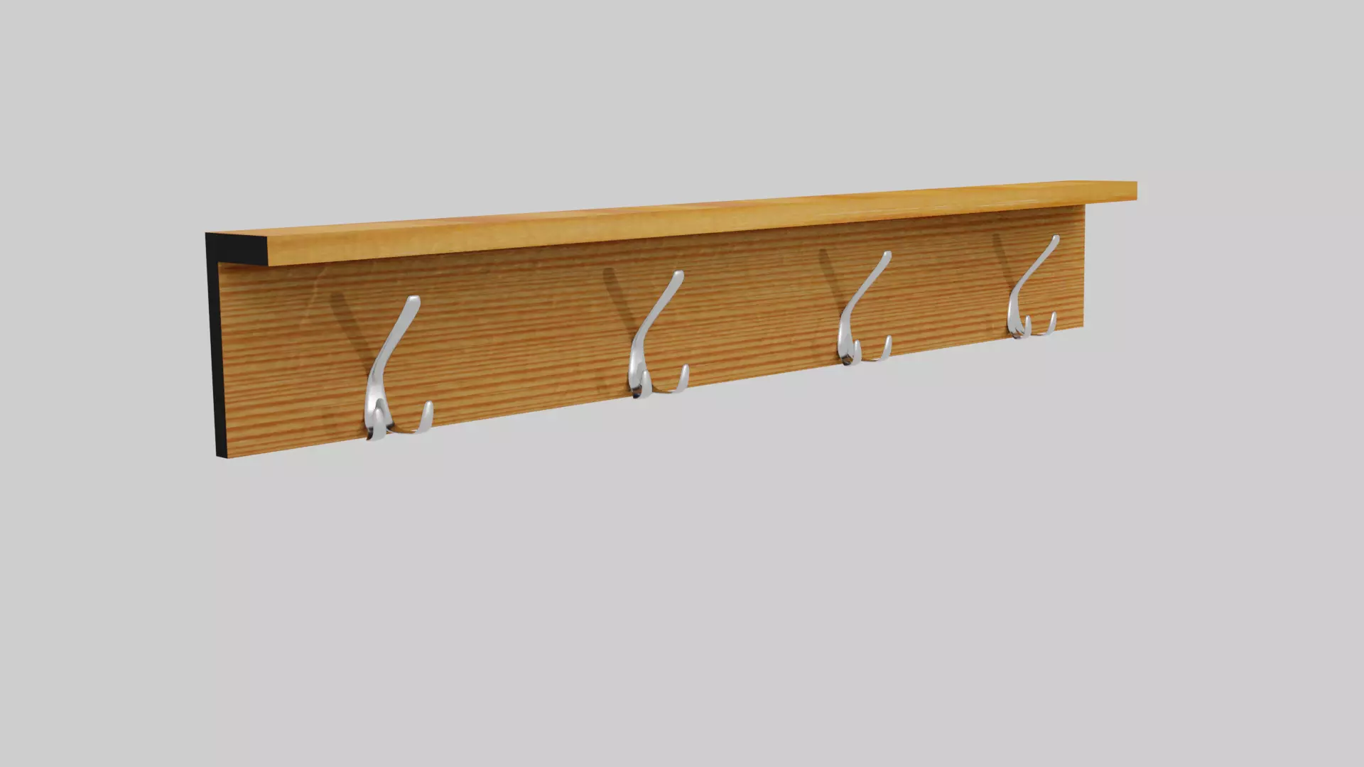 Wooden hanger Free 3D model