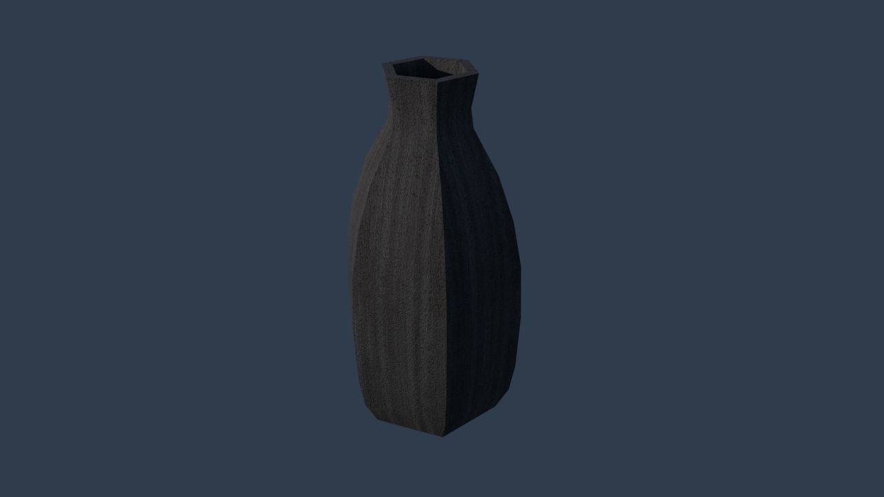 vase set bowling ball 3D model_5