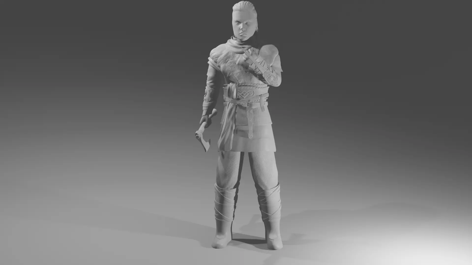 Assassins creed Valhalla Eivor 3D print model