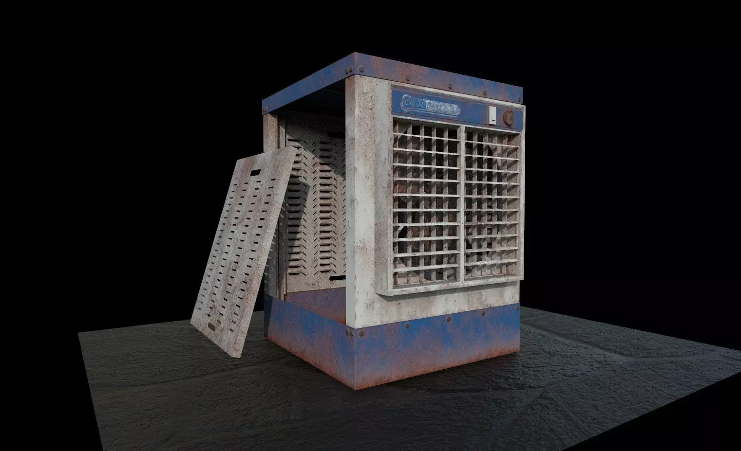 Water coolar Free 3D model