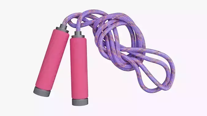 Rope skipping 3D model