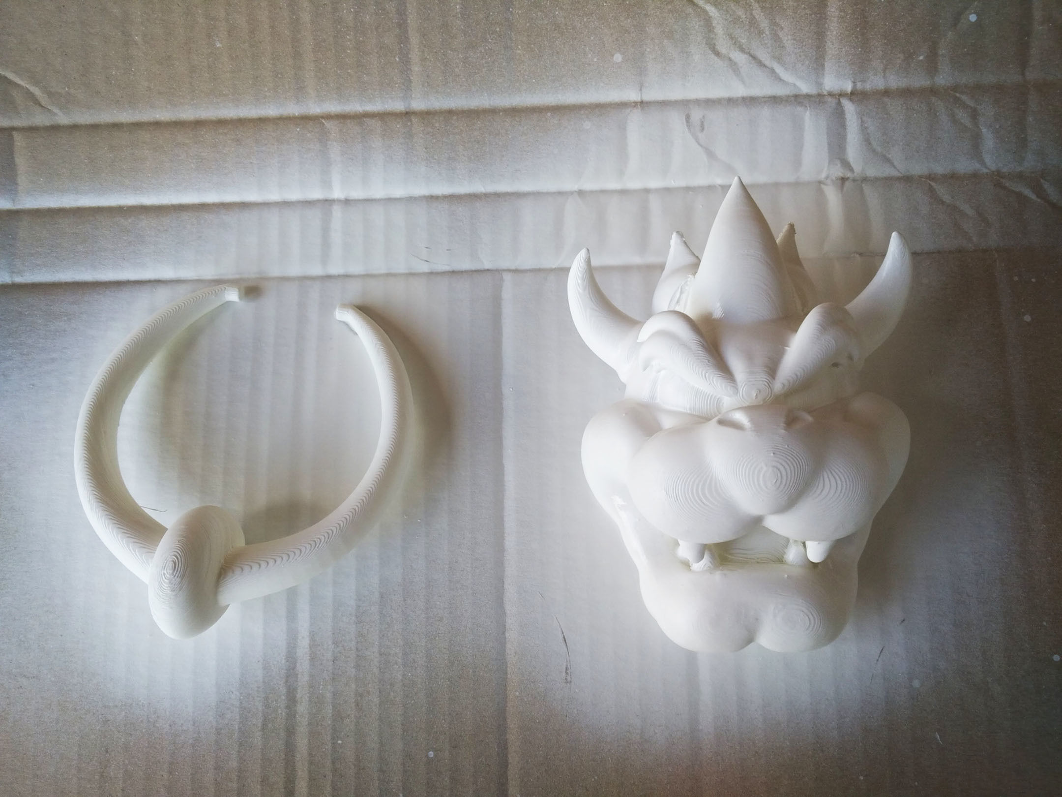 Bowserhead Doorknocker 3D print model_8