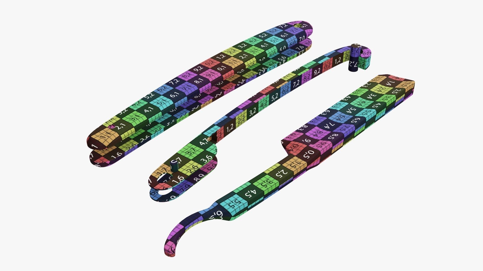 Straight vintage razor close 3D model_11